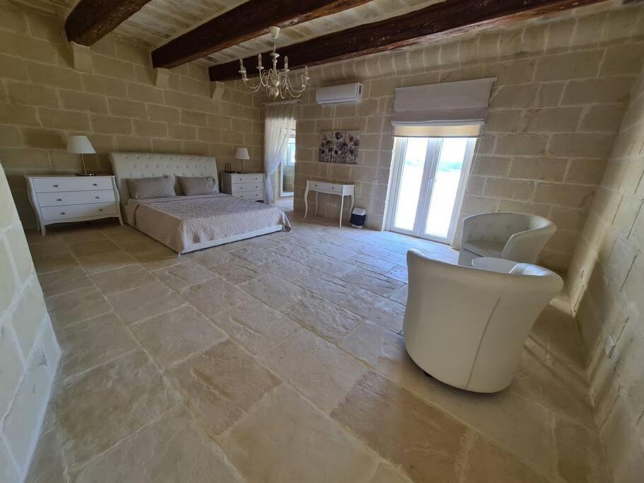 Farmhouse Villa With Large Pool And Garden In Gozo Għarb Eksteriør billede