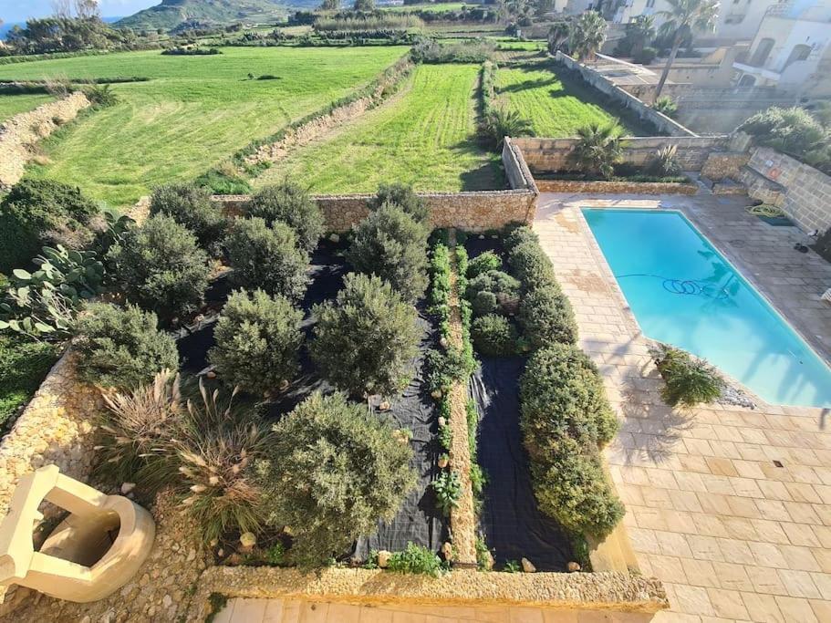 Farmhouse Villa With Large Pool And Garden In Gozo Għarb Eksteriør billede